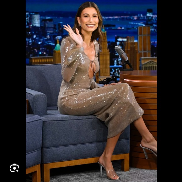 Stunning aquazarra mules mirrored slide sandal - Picture 2 of 4